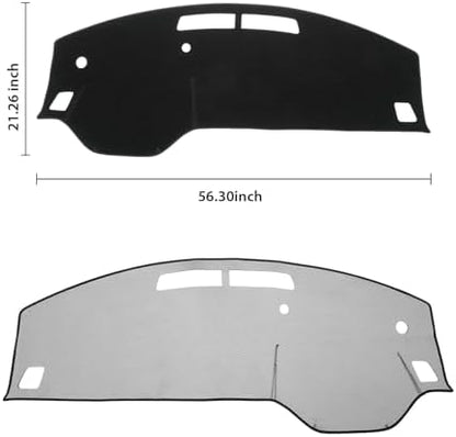 KUST Black Dash Cover for 2022-2025 2026 Nissan Pathfinder Dashboard Cover - Image 2