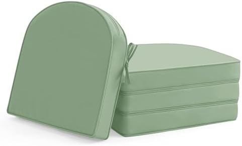 Outdoor Chair Cushions Set of 4: Waterproof & Fade Resistant Patio Furniture by SUMMSUN