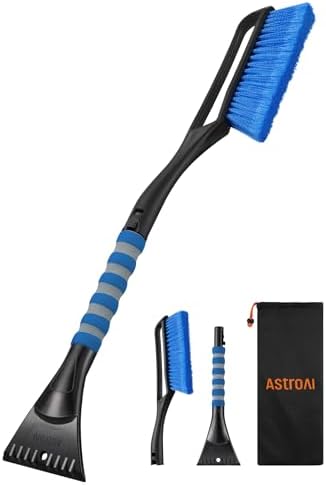 AstroAI 27" 2-in-1 Detachable Snow Brush & Ice Scrapers by AstroAI