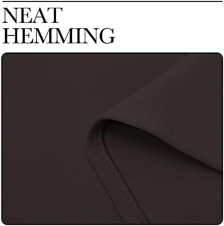 NICETOWN Thermal Curtains, 2 Panels, 34 x 84-inch, Toffee Brown - Image 6