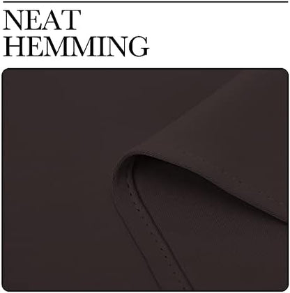 NICETOWN Thermal Curtains, 2 Panels, 34 x 84-inch, Toffee Brown - Image 6