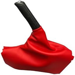 Torch Red Vinyl Handbrake Boot Cover Compatible by Handmade