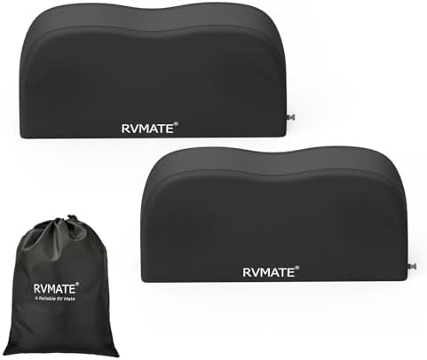 RVMATE RV Tire Covers, Dual Axle Wheel Cover Fits 33"-35" Dia. Tires, 2 Pack by RVMATE