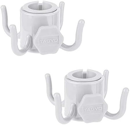 TAGVO Beach Umbrella Hanging Hook, 2 Pack Umbrella Hooks Hanger, 4 Prongs Beach - Image 2