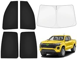 KUST Car Window Shades for Chevy Colorado 2023-2025 2026 Windshield Sun Shade by KUST