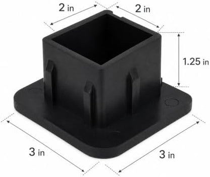 Hibiscus Flower Trailer Hitch Cover, 2 Inch Rubber Receiver Plug - Image 2