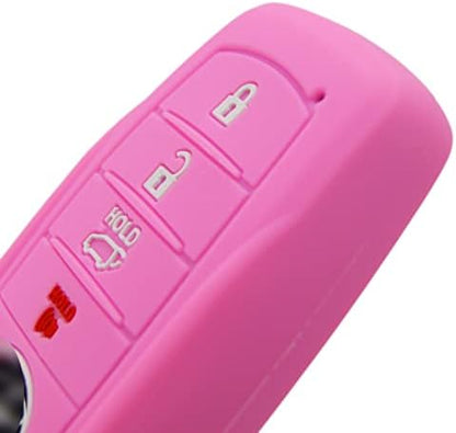 Silicone 4 Buttons Key Fob Cover Case - Image 5