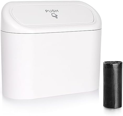 Accmor Car Trash Can with Lid, Vehicle Dustbin Garbage Organizer Holder with by Accmor