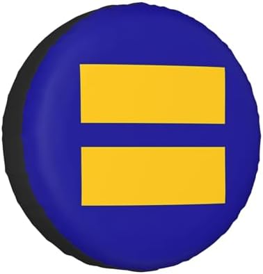 Equality Pride Flag Weatherproof Spare Tire Cover by Unknown