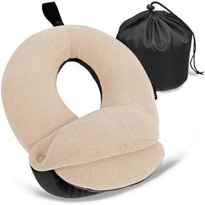 BUYUE Kids Travel Pillows for Airplane, Memory Foam 360° Head Support Sleeping by BUYUE