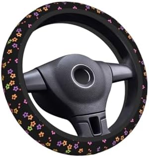 Elastic Steering Wheel Cover, 15 Inch Absorbing Sweat Vivid Pattern by Unknown
