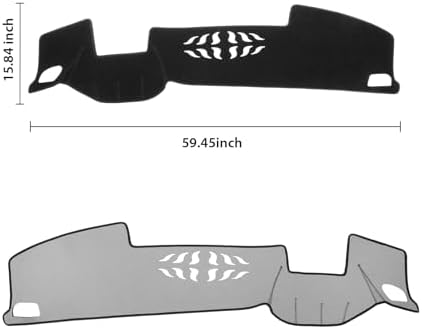 KUST Black Dash Cover for Volkswagen/VW Atlas 2024 2025 2026 - Image 2