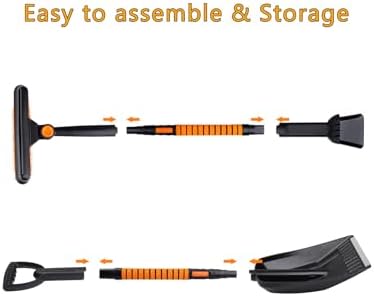 41" Extendable Snow Brush & Ice Scraper - Image 2