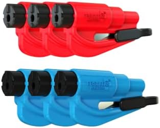 resqme The Original Emergency Keychain Car Escape Tool, 2-in-1 Seatbelt Cutter by resqmeInc