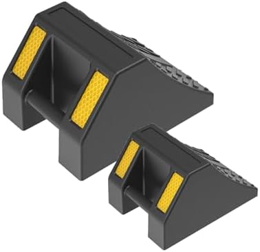 Heavy Duty Rubber Wheel Chocks 8 Packs, Premium Wheel Stopper - Image 7