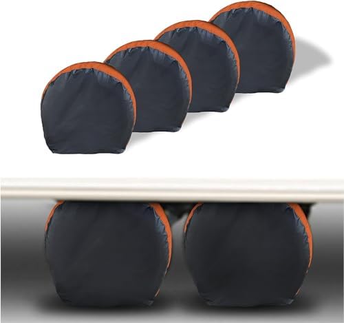 MORNYRAY Tire Covers 4 Pack, Waterproof Anti-UV Snow Sun Rain Tire Covers by MORNYRAY