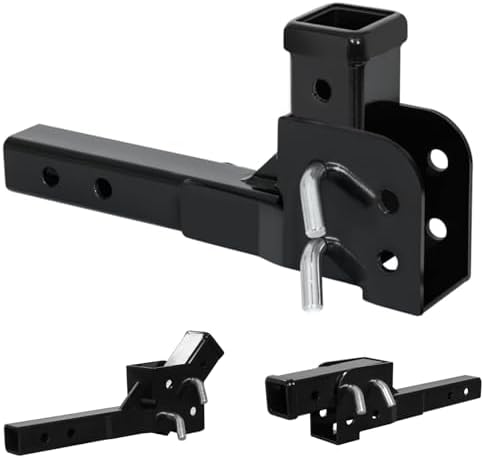 Fullwatt Folding 2" Trailer Hitch Adapter Hitch Extender by Fullwatt