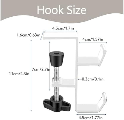 Desktop Hook Under-Table Handbag Hanger Wallet Hook Simple - Image 7