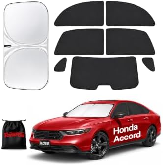 9PCS Car Window Shades for Honda Accord 2023-2025, Full Set Windshield Side by Unknown