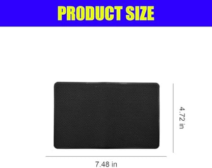 Car Dashboard Anti-Slip Silicone Pad, 7.5''x4.7'' Sticky Adhesive Mat - Image 2