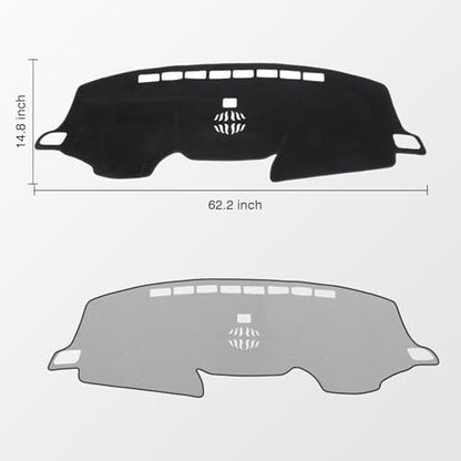 KUST Black Dash Cover for Honda CR-V CRV 2017-2022 Left Hand Driving Non-Slip - Image 3