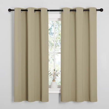 NICETOWN Cocoa Eggnog Blackout Curtains by NICETOWN