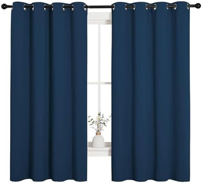 NICETOWN Moroccan Blue Blackout Curtains - Image 2