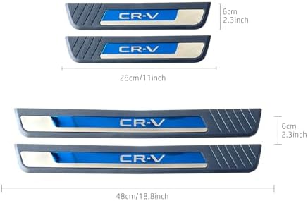 4Pcs Car Door Sill Protector Trim - Image 3