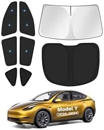 KUST Car Window Shades for 2020-2024 Tesla Model Y Accessories by KUST