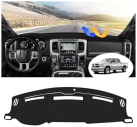 FIILINES Dash Cover for 2009 2010-2018 Dodge Ram 1500 2500 3500, Dashboard Mat by FIILINESBuyNow