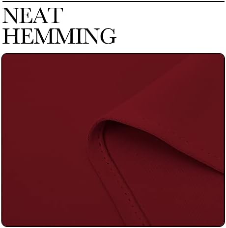 NICETOWN Christmas Burgundy Red Blackout Drapes - Image 6