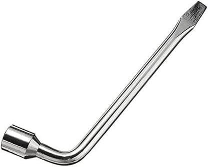 22mm Car Spare Tire Wrench, L-type Hexagon Slotted End Socket Repair Tool Car - Image 2