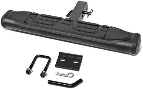 Auto Dynasty Universal 26 Inches Black Powder Coated Oval Rear Tow Hitch Step by AutoDynasty