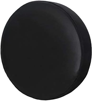 Black Spare Tire Cover for RV Jeep Liberty Wrangler(15" for Tire 27"-29" by HEALiNK