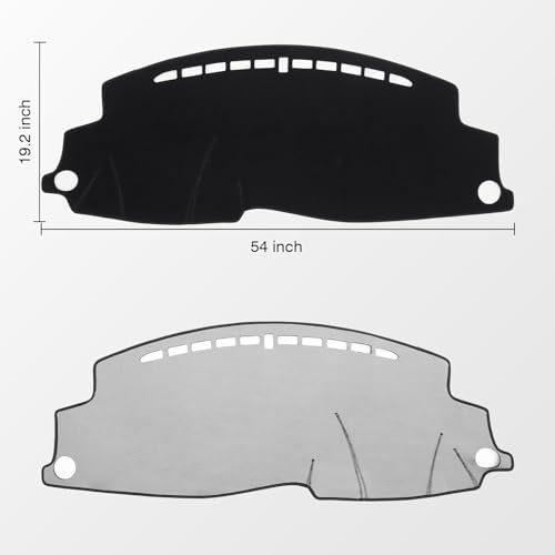 KUST Black Dash Cover for Honda HR-V HRV 2016-2021 2022 Dashboard Cover - Image 3