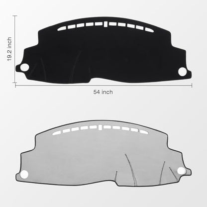 KUST Black Dash Cover for Honda HR-V HRV 2016-2021 2022 Dashboard Cover - Image 3