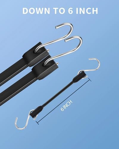 Lucky Straps 6 Inch Short Rubber Bungee Cords - Image 2