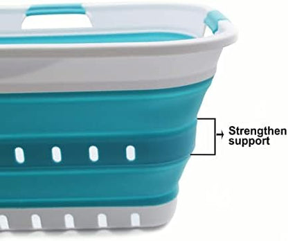 SAMMART 42L Collapsible Plastic Laundry Basket - Image 5