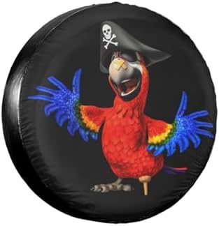 Parrot Pirate Spare Tire Cover Waterproof Sun Protection Fit 16 Inches - Image 2