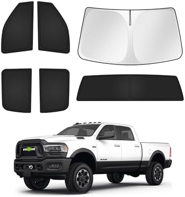 Canvcle Sunshades for Dodge Ram 2500 3500 2010-2025 2026 Accessories Windshield by Canvcle