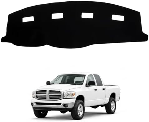 Dash Cover Mat Compatible with Dodge Ram 1500/2500/3500 06-08, 2500-5500 2009 by HPEVA