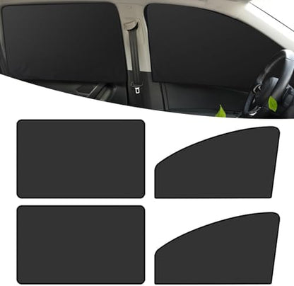 Tesnaao 4 PCS Car Side Window Sun Shade Replacement, 33CM x 48CM x 62CM Front by Tesnaao