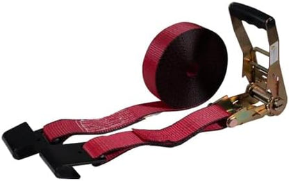 Mytee Products 2" x 30' Ratchet Straps w/Flat Hook, WLL 3, 333 Trailer Tie Down by MyteeProducts