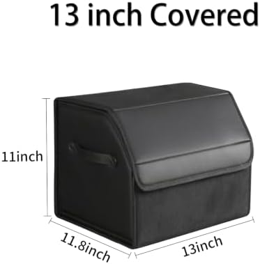 car organizers and storage for SUV, trunk organizer for sedan, leather foldable - Image 2