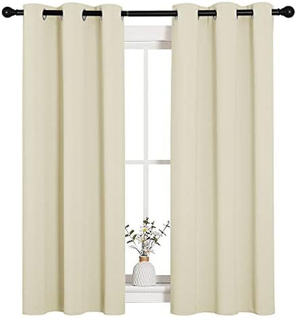 NICETOWN Room Darkening Window Curtain, 2 Panels, 34 x 54-in - Image 2