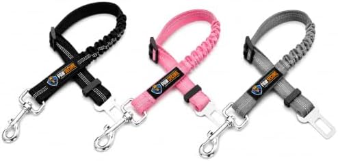 Dog Seat Belts, Durability Retractable Dog Car Harness Adjustable Bungee Saftey - Image 5