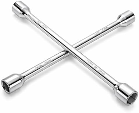 Powerbuilt 14-Inch Universal Lug Wrench, Fits SAE and Metric Lug Nuts, Roadside by PowerbuiltTools