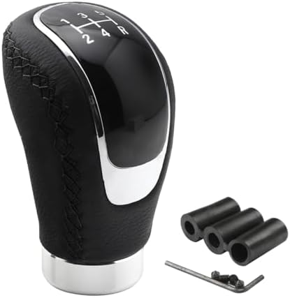Osilly 5 Speed Shift Knob, Weighted Manual Gear Shifter Knobs, Leather Gear by Osilly
