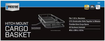 Reese Towpower 63155 Rambler™ Hitch Mount Cargo Carrier, 48 Inch x 20 Inch - Image 6