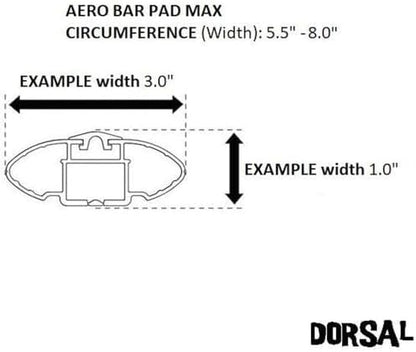 DORSAL Aero Roof Rack Pads for Factory Crossbars - Image 6